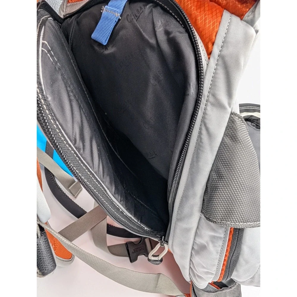 CamelBak SnoBlast Hydration Pack Backpack Grey Orange 100oz 3L Omega Reservoir